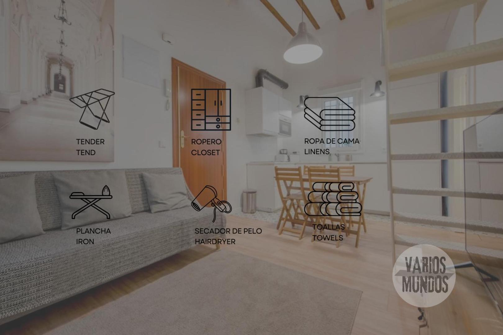 דירות מדריד Cozy Loft En Chamberi Calle Ponzano מראה חיצוני תמונה